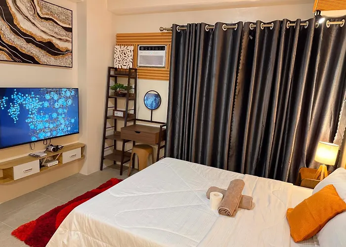 Trig Place At Be Residences Near It Park With Free Pool, Netflix, Wifi Cebu